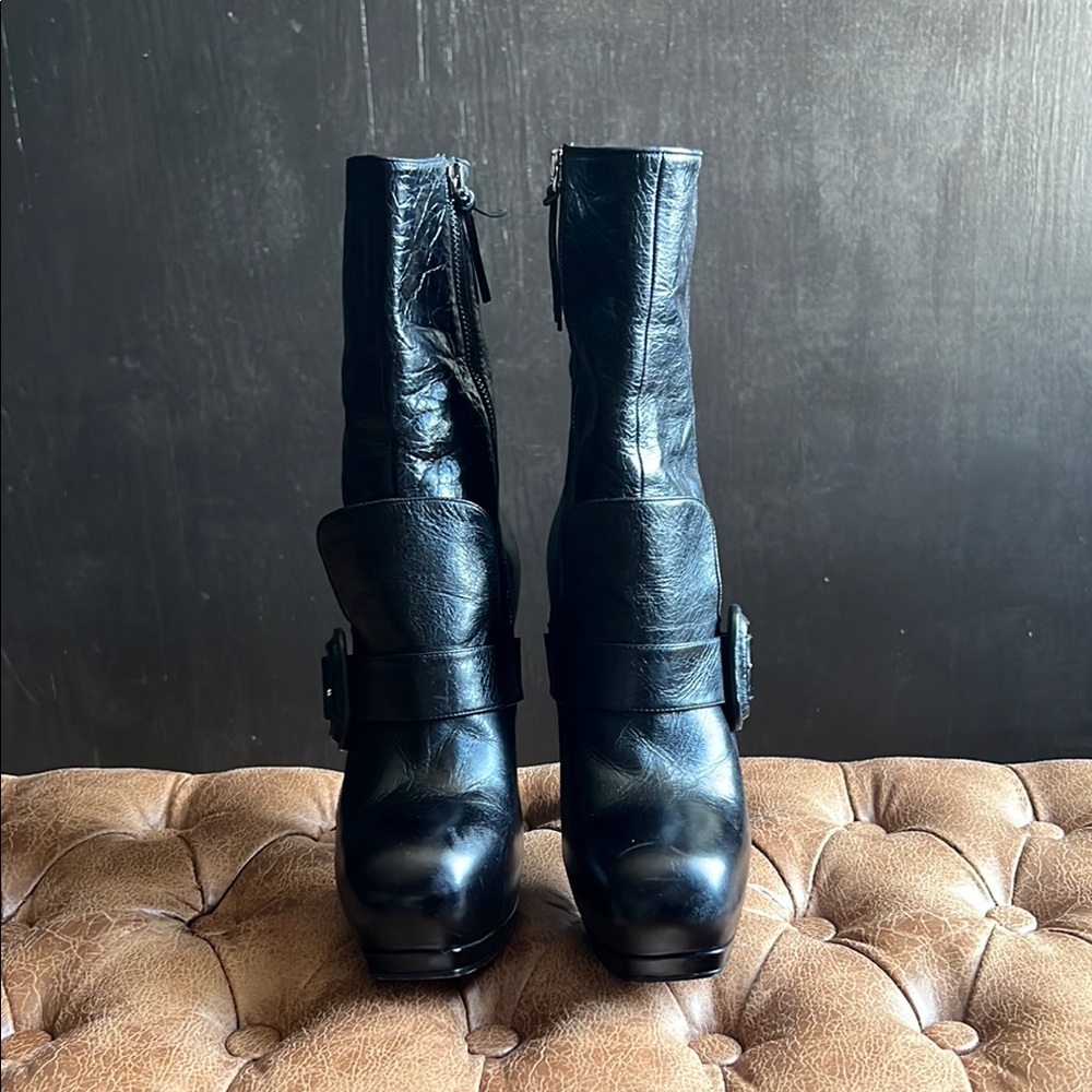 MIU MIU platform boots